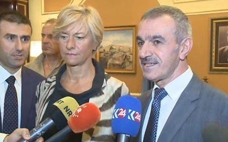 Wezîra Bergirî ya Îtalya gihîşt Hewlêrê