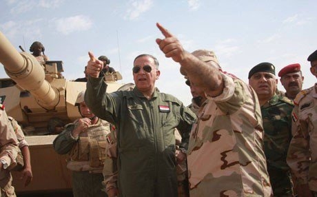 Wezîrê Bergirî yê Iraqê çû çeperên pêşî yên şer