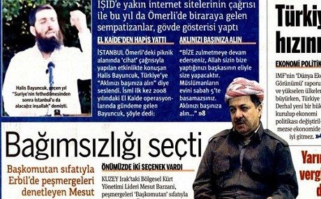 Rojnameyên Tirkiyê – Barzanî serxwebûn hildibijart