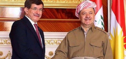 Davûtoglu li ser operasyonên li dijî PKKê agahî daye Barzanî