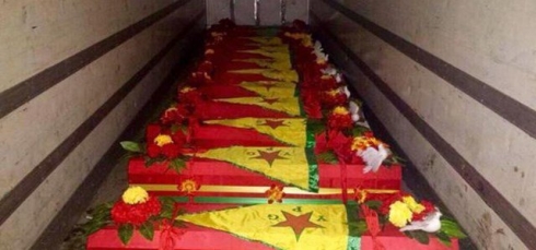 Cenzeyên 13 şehîdên YPGê derbasî Bakurê Kurdistanê bûn