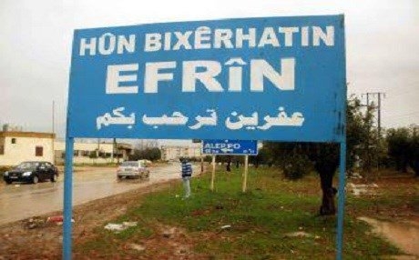 Rojava - Çekdarên Cebhet el Nusra gundekî Efrînê dan ber topan