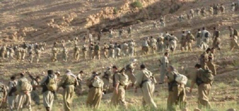 Pêşmergeyên Rojhilatî derbasî nav bajarê Şino bûn!