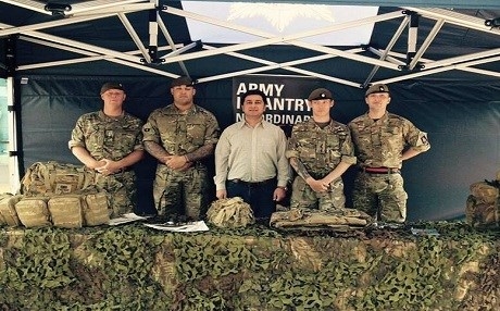 Xortekî kurd 6 pêşmergeyan dibe Brîtanya