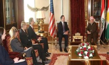 Serok Barzanî û Konsulusê Amerîkayê civiyan