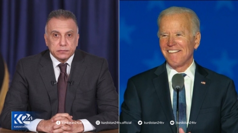 Biden û Kazimî çend pirsan guftûgo dikin