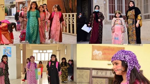 Kurdistan cilê xwe yê netewî bi rengên Newrozê li xwe dike