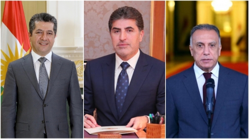 Serokwezîrê Iraqê cejna Newrozê li Serokê Herêm û Serokwezîrê Herêmê pîroz dike