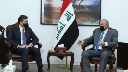 Nêçîrvan Barzanî û Eyad Elawî civiyan