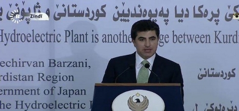 Serokwezîr Barzanî xîmê santraleke elektrîkê li Dêreloka Dihokê danî