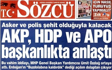 Rojnameyên Tirkiyê – Demîrtaş Tirkiye firot!