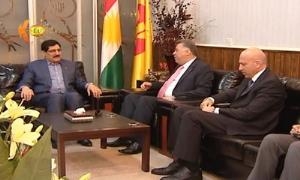 Fazil Mîranî û Konsulusê Felestînê civiyan 
