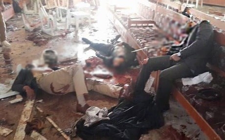 Li Şarebanê teqînek xwekujî: Bi dehan kuştî û birîndar hene