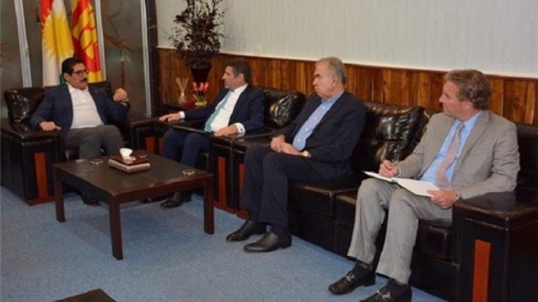 Fazil Mîranî li gel Konsulusê Amerîkayê civiya