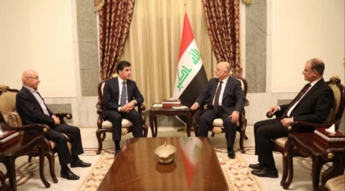 Naveroka hevdîtina Nêçîrvan Barzanî û Ebadî hat ragehandin