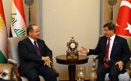 Barzanî û Davutoglu di pêwendiyeke telefonî de pêşhatên dawî nirxandin