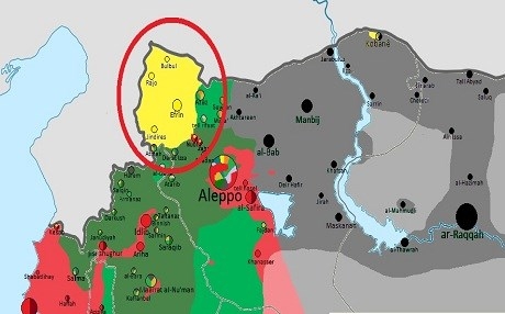 Careke din Efrîn hat topbarankirin