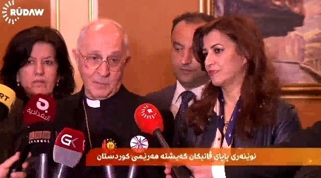 Nûnerê Papayê Vatîkanê hat Hewlêrê