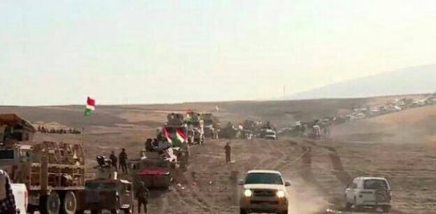 Bi belge…Tirkmenan piştevaniya xwe ji bo Pêşmerge ragehandin