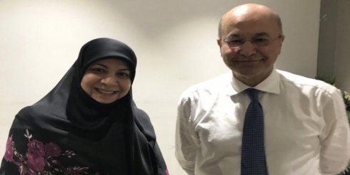 Henan Fetlawî pîrozbahiya Berhem Salih dike