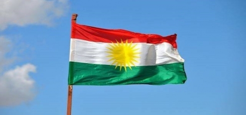 Ala Kurdistanê li ser çiyayên Alpê
