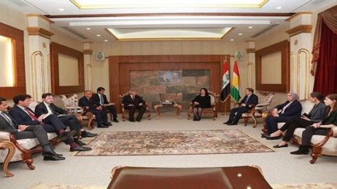 Şandeke Nemsayê serdana parlementoya Kurdistanê kir