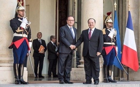 Fransa û Birîtanya dixwazin bi marşa ‘Ey Reqîb’ pêşwazî li Barzanî bikin