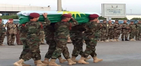 Cenzaeyê şehîd Dr. Silêman li Başûr bi merasîmekê leşkerî hat pêşwazîkirin