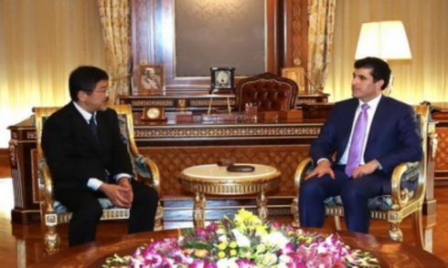 Serokwezîrê Kurdistanê bi Konsulusê Japonê re civiya 