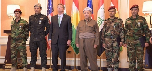 Carter bo Barzanî: Em pabendî rêkevtina Pentagon-Pêşmerge ne