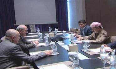 Serok Barzanî Û Dr. Eyad Elawî Civiyan