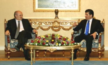 Nêçîrvan Barzanî û Feridun Sinirlioglu civiyan