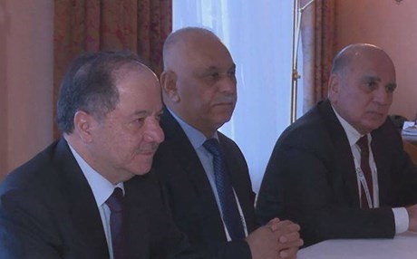 Barzanî ligel Wezîrê Derve yê Ermenîstanê civiya