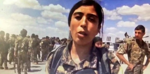 Li bereyên şerê Reqa, Jinek Kurd serkirdeya 15 hezar şervan dike