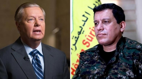 Senatorê Amerîkî, Lindsey Graham telefona Mezlûm Kobanî kir