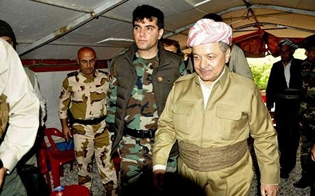 Barzanî serdana çeperên şer kir