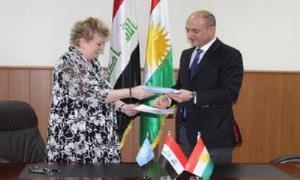 NY û hikûmeta Kurdistanê peymanek îmze kirin