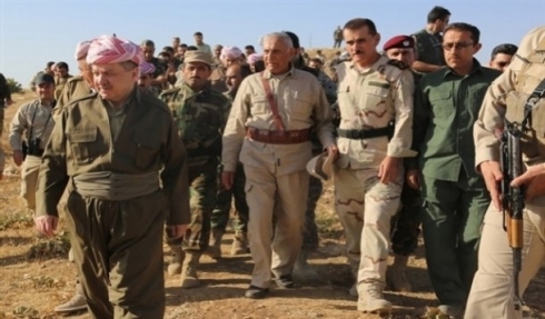 Barzanî yekem roja cejnê li eniyên şer derbas kir