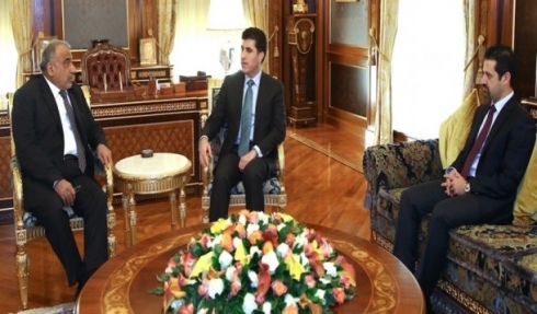 Barzanî û Ebdulmehdî li ser pirsa petrolê axifîn