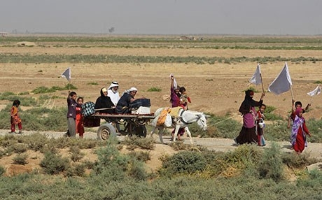 Çekdaran bi ala spî êrîşê pêşmerge kirin