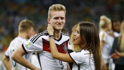 Germany’s WAGS cheer, Merkel joins team for a selfie