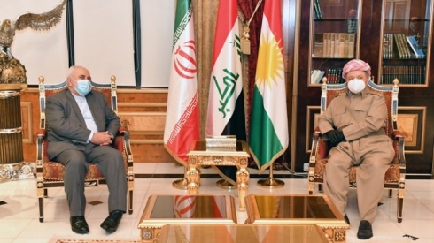 Serok Barzanî û Cewad Zerîf civiyan