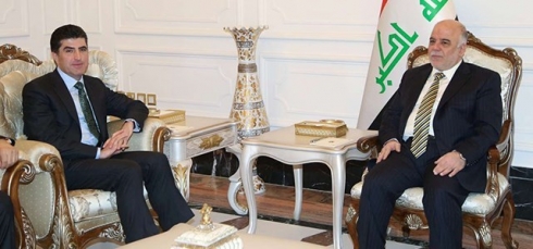 Nêçîrvan Barzanî ji Heyder Ebadî re name şandiye