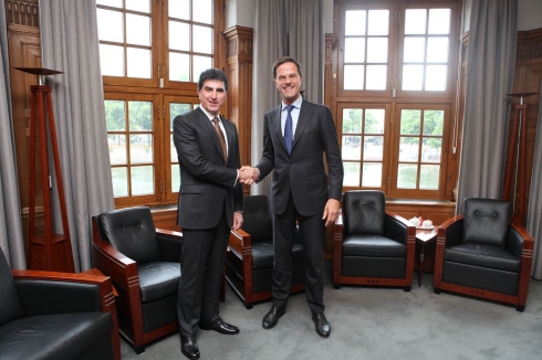 Li Den Haag Serokwezîrê Holenda û serokwezîrê Kurdistanê dicivin