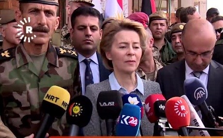 Wezîra Berevaniya Almanyayê nexweşxaneyeke taybet bo Hêzên Pêşmerge vekir