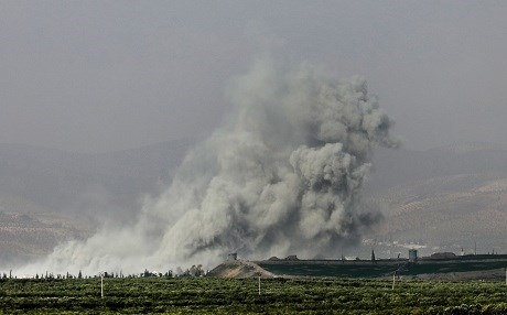 Artêşa Tirkiyê navbera Cindirês û Efrînê bi dijwarî bomberdiman kir