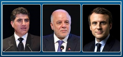 Serokê Fransa pêşwazî li biryara vekirina firokexaneyên Kurdistanê kir