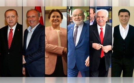 Namzedên serokomariyê bi fermî eşkere bûn