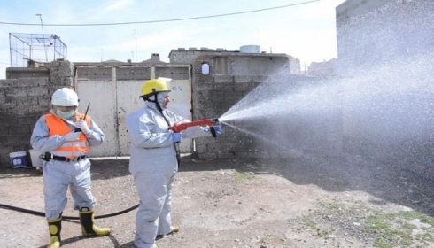 Fermangeh û dezgehên hikûmetê bi dermanên antî vîrus tên şûştin