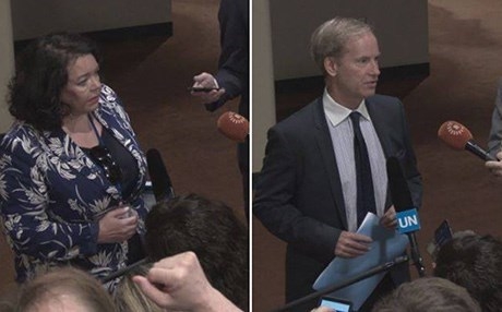 Balyozên Brîtanya û Swêdê yên li NY bersiv dan pirsa Efrînê